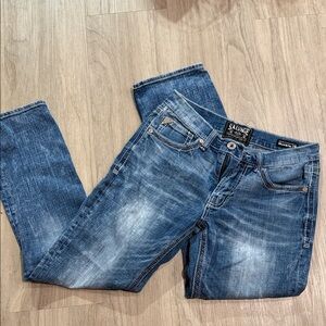 Buckle Salvage Blue Slim Men's Jeans